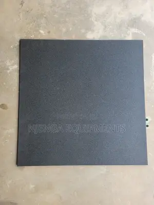 Black With Blue Flecks Rubber Matts