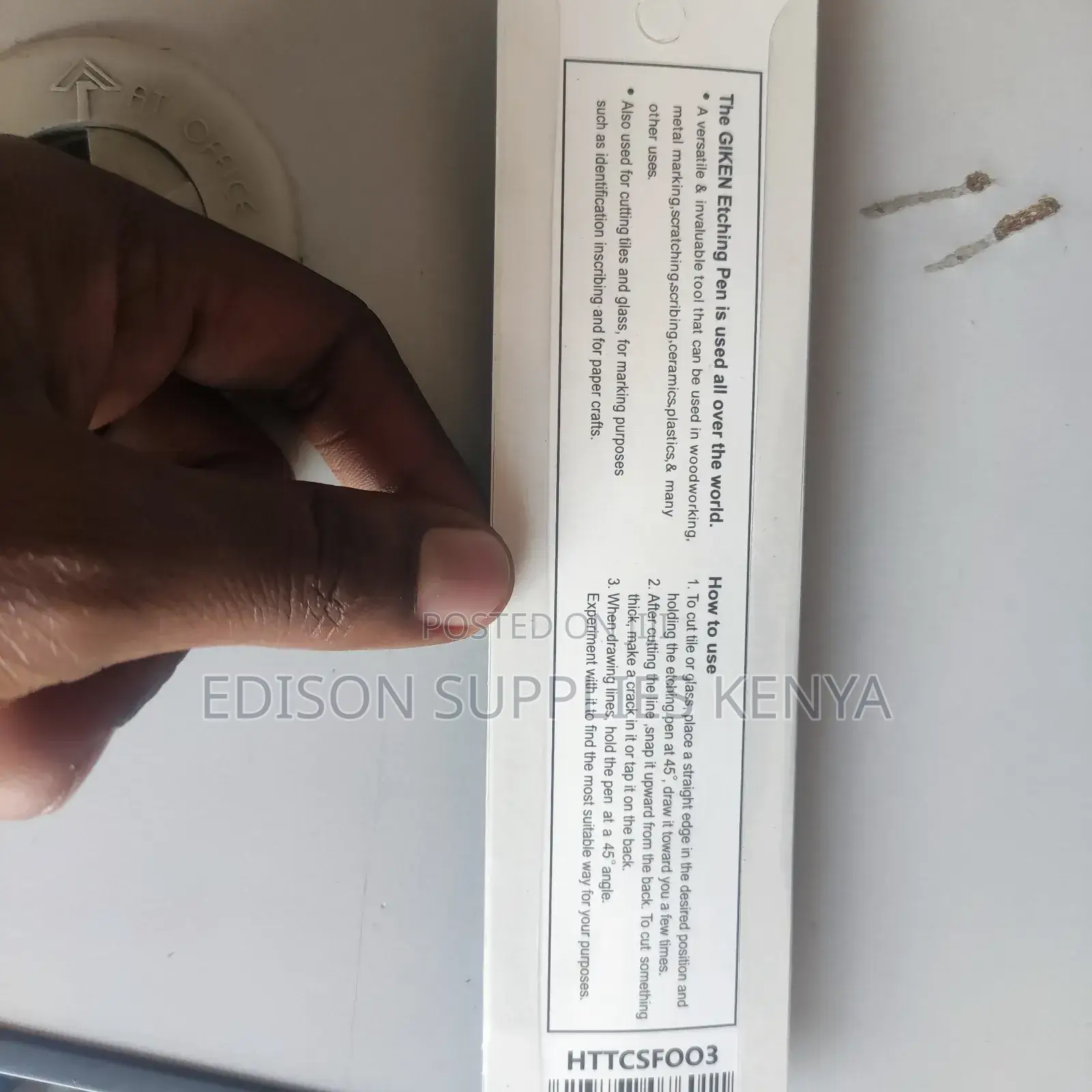 Tile Cutter Etching Pen With Ring Engraving Pen Scribing