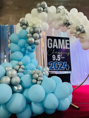 Balloon Backdrop With A1 Board