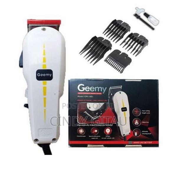 Geemy Electric Hair Trimmer Barbering Machine - Kinyozi