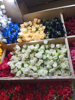 Flowers Artificial White,Black, Blue and Peach - thumbnail 2