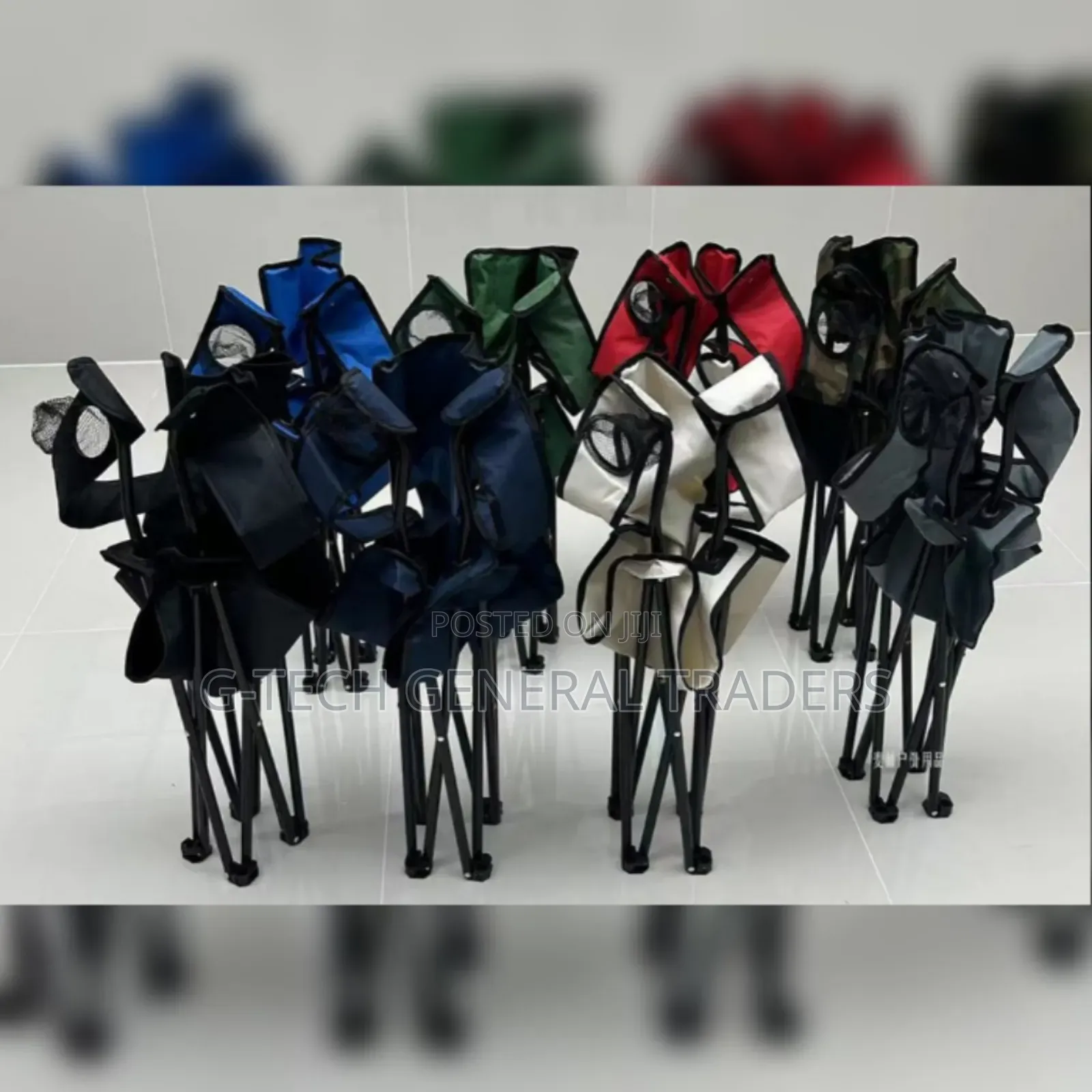 Foldable Multicolored Picnic/Camping Chairs