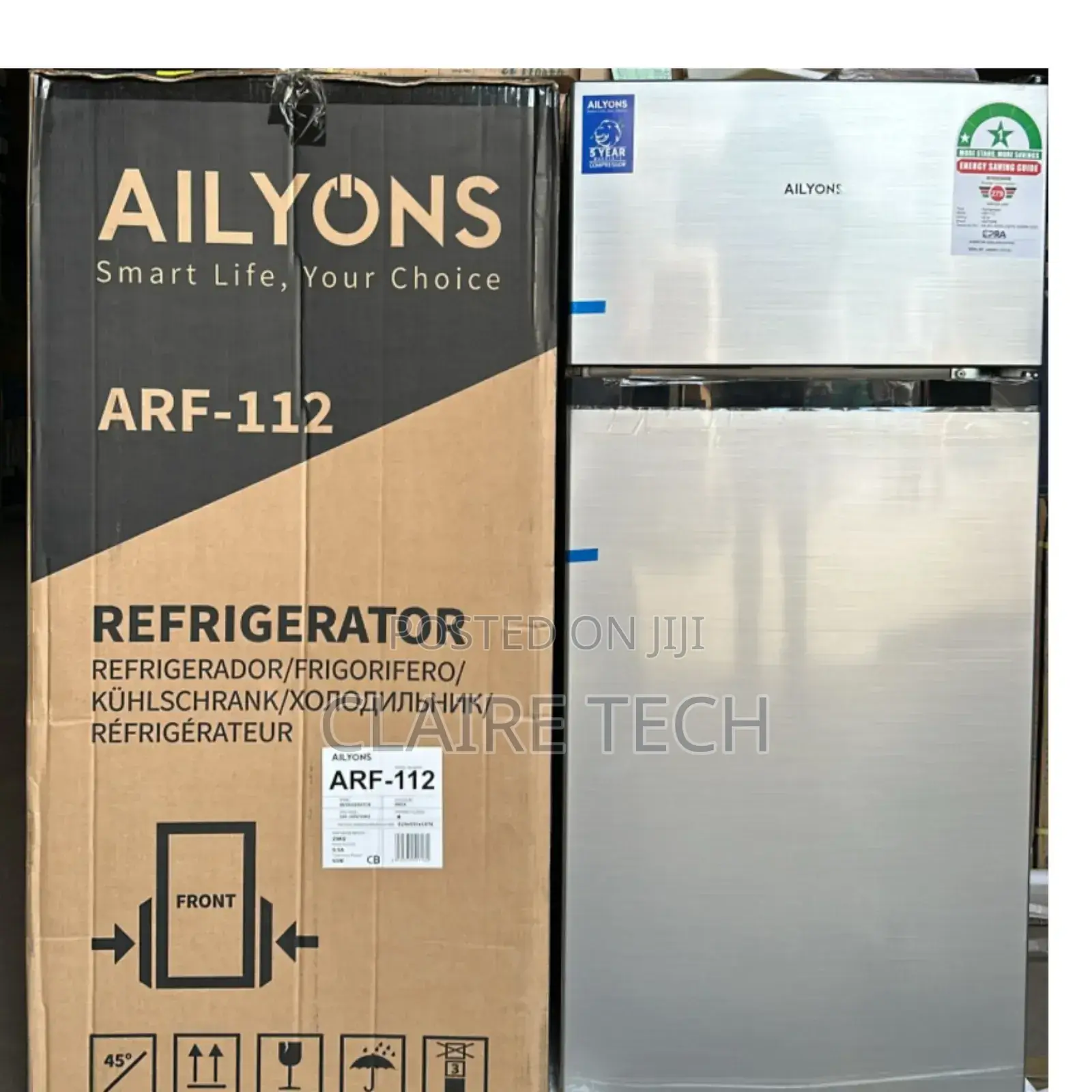 115 Litres Double Door Ailyons Refrigerator ARF-112