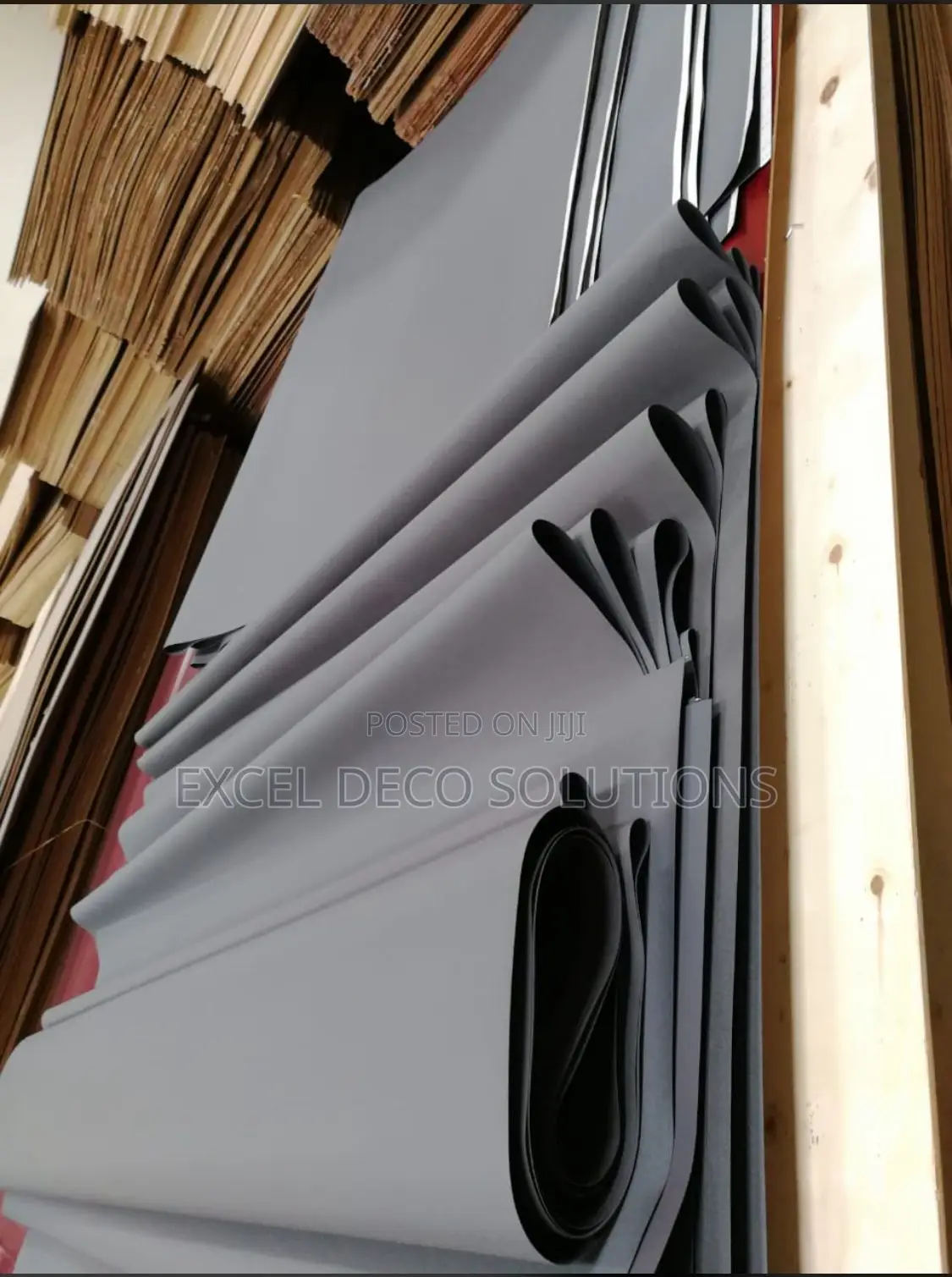 Dark Grey Custom Blackout Roller Blinds