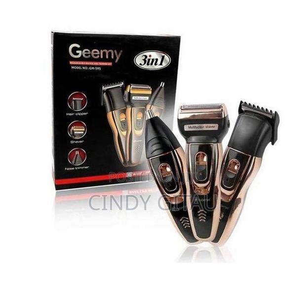 Geemy Rechargeable Shaving Machine-3 in 1