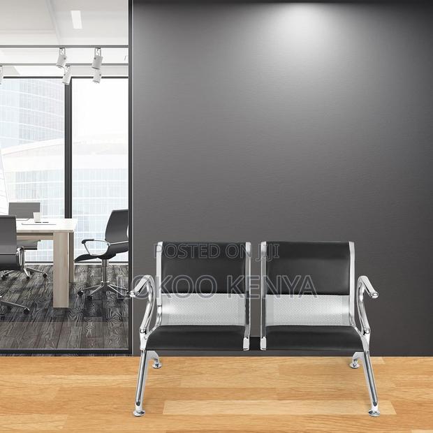 Office Benches:2-Seater Airport Padded Waiting Bench