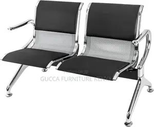Office Benches:2-Seater Padded Airport Waiting Bench