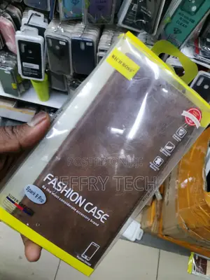 Universal Richboss Leather Case for Tecno Spark 9 Pro-Brown