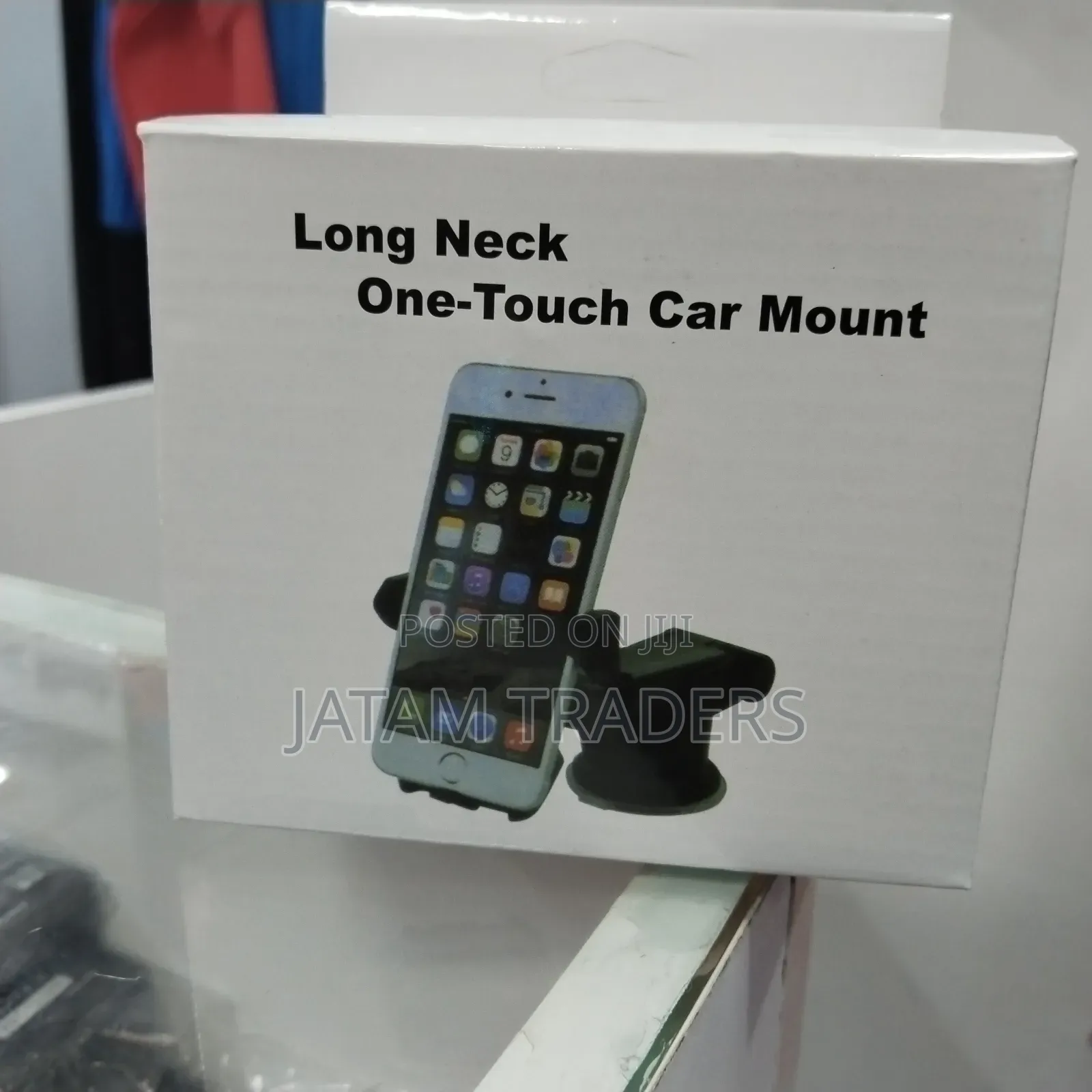 Car Mount Stand With Long Neck, Hard Plastic