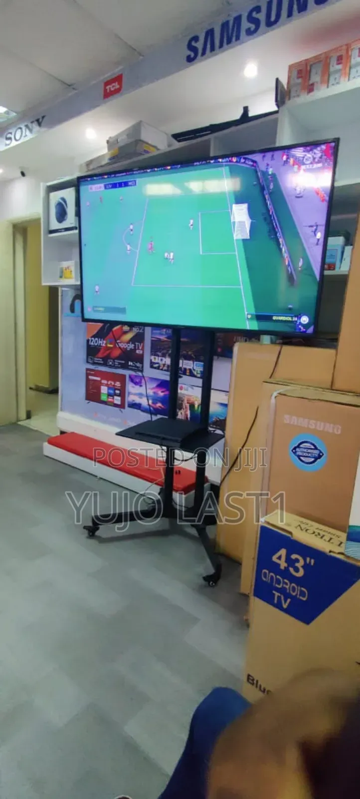 Mobile Tv Trolley Stand