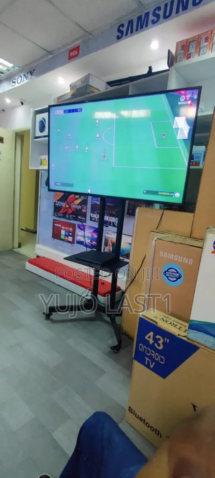Mobile Tv Trolley Stand