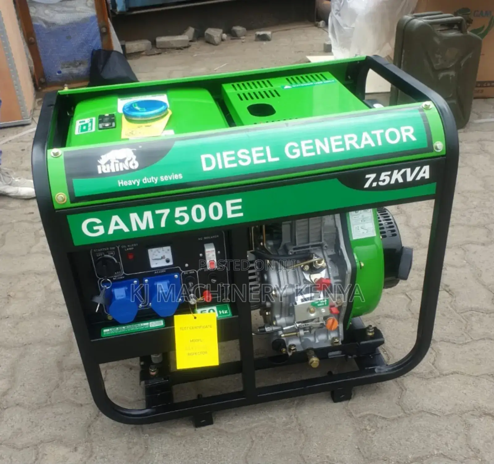 7.5kva Diesel Generator - Single Phase