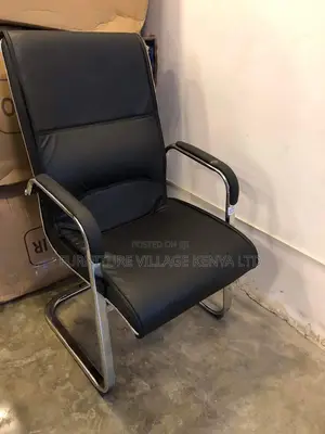 Executive Office Leather Guest Waiting Chair