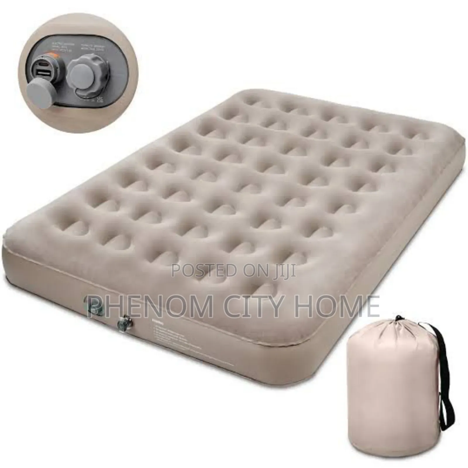 Inflatable Air Mattress With Electric Air Pump