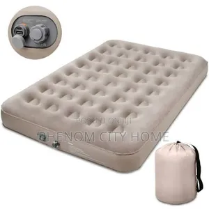 Inflatable Air Mattress With Electric Air Pump