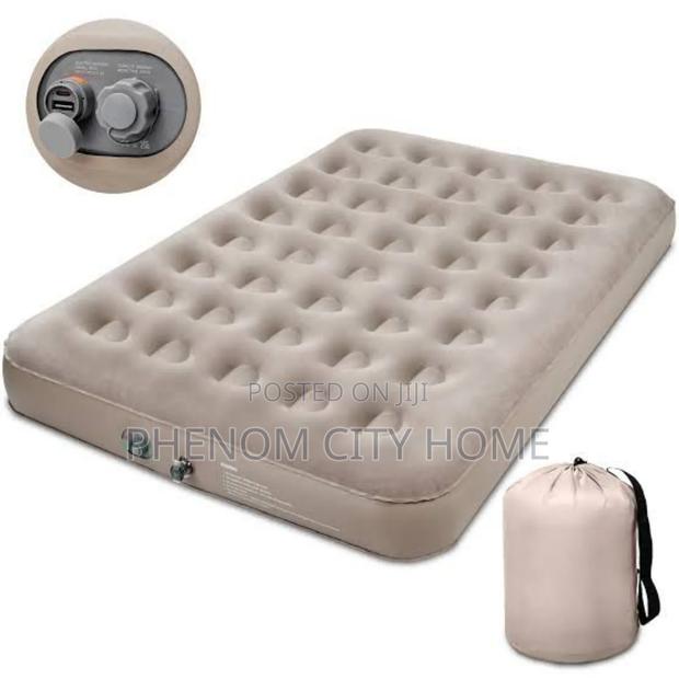 Inflatable Air Mattress With Electric Air Pump