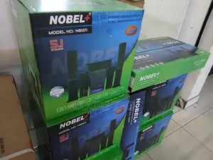 Nobel 5.1 CH Top Bass-Home Theatre System/Usb/Radio -22000w