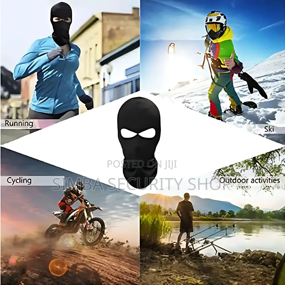 2 Holes Face Mask Balaclava Hat Helmet Liner Monkey Cap
