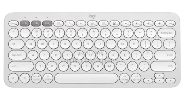 Logitech K380s Multi-Device Bluetooth Keyboard - Tonal White - main view