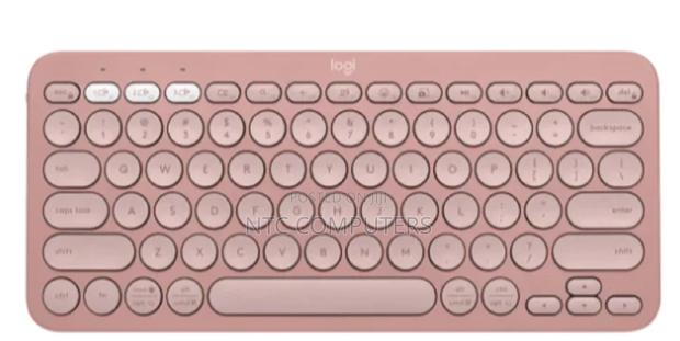 Logitech K380s Multi-Device Bluetooth Keyboard - Tonal Rose