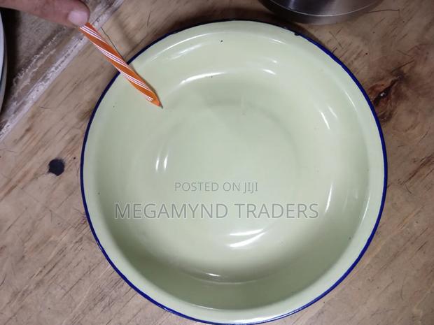 Enamel Plate/12pc Enamel Plate Plain 20cm - main view