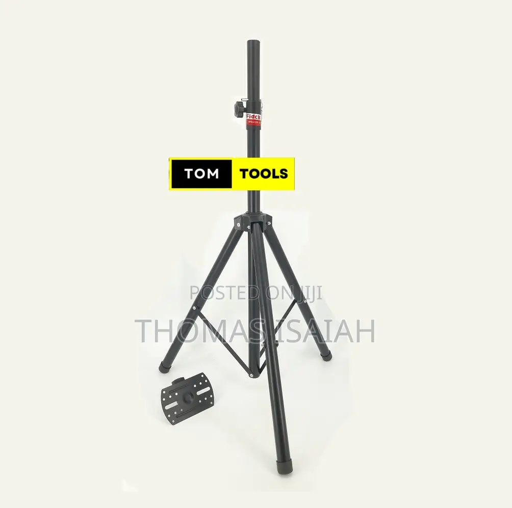 Heavy Duty Tripod Speaker Stand With Plate Adapter