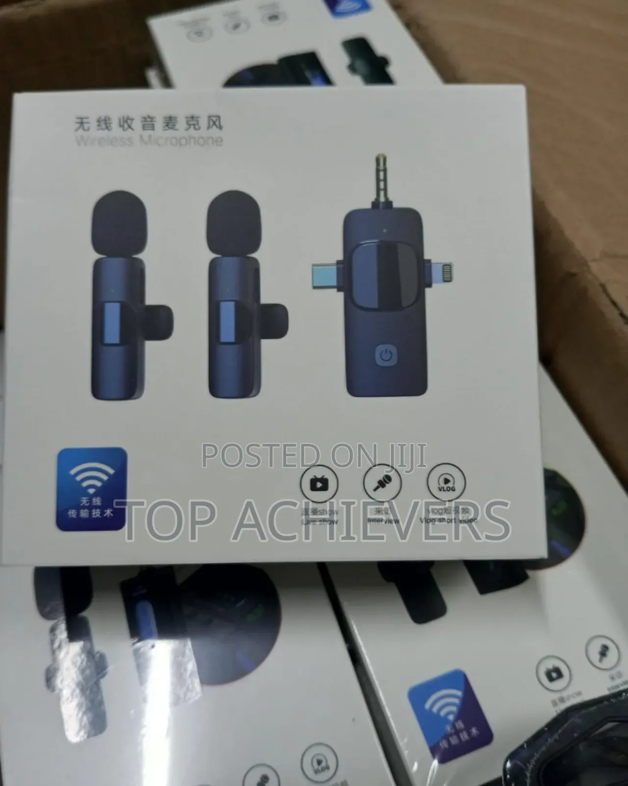 3 in 1 Wireless Dual Microphone Receiver