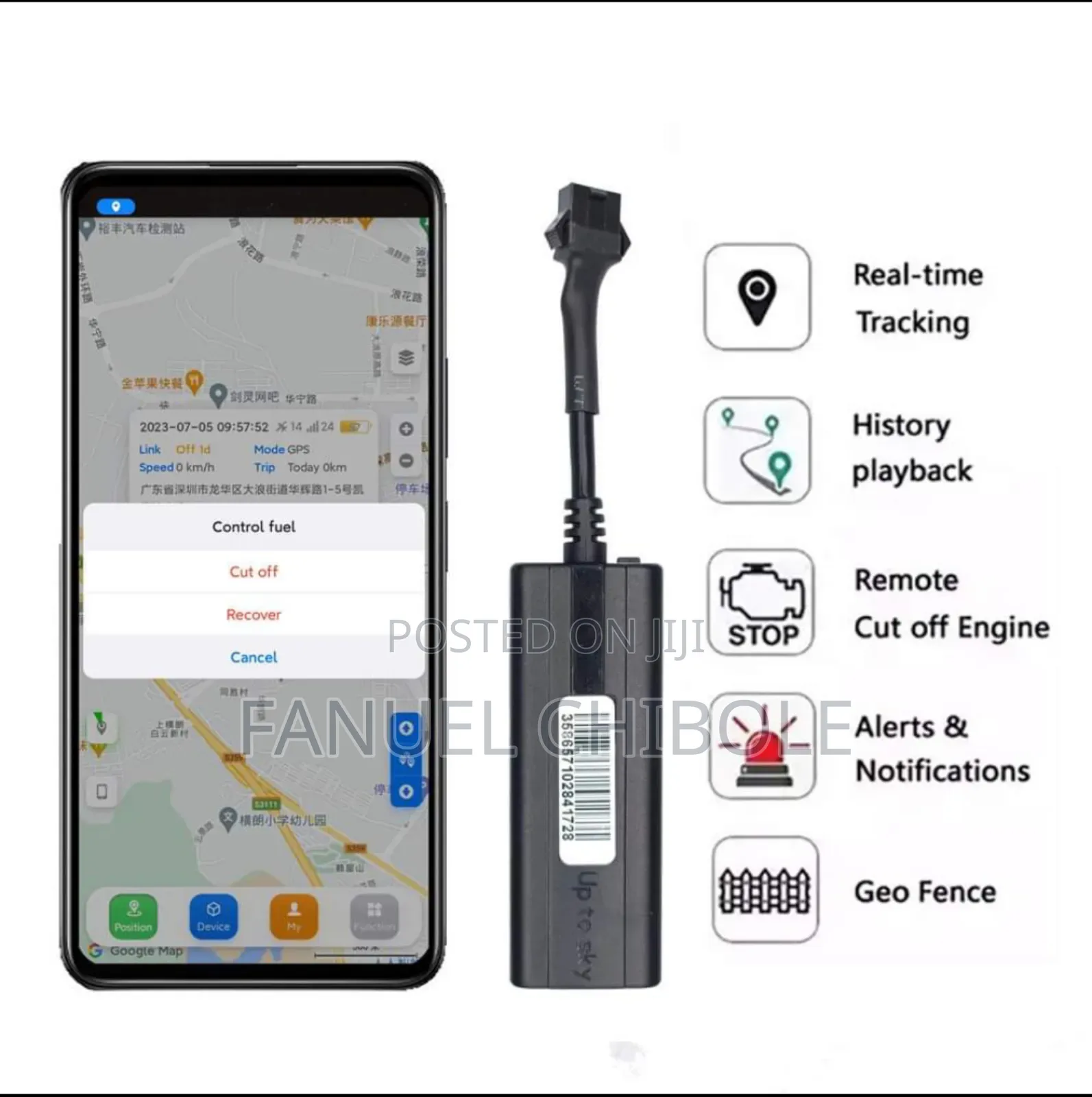 Real Time Location GPS/GPRS Tracker,Free Installation