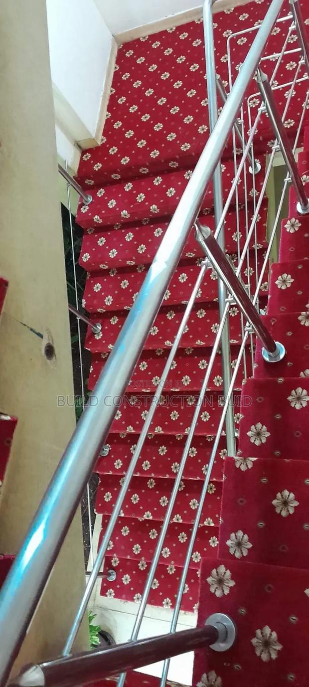 Red Flowered Wall to Wall Executive Carpet - main view