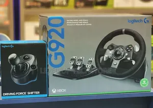 Logitech G920 TRUEFORCE Sim Racing Wheel, Pedals Shifter