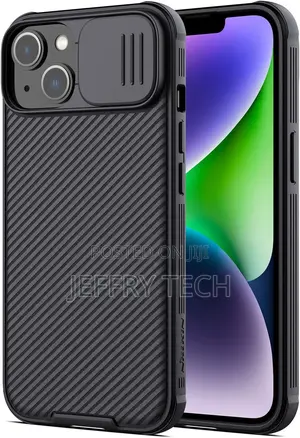 Nillkin iPhone 14/13 Case, Slide Camera Cover, Full Protecti