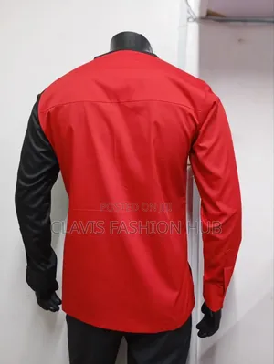 African Red and Black Shirt for Men