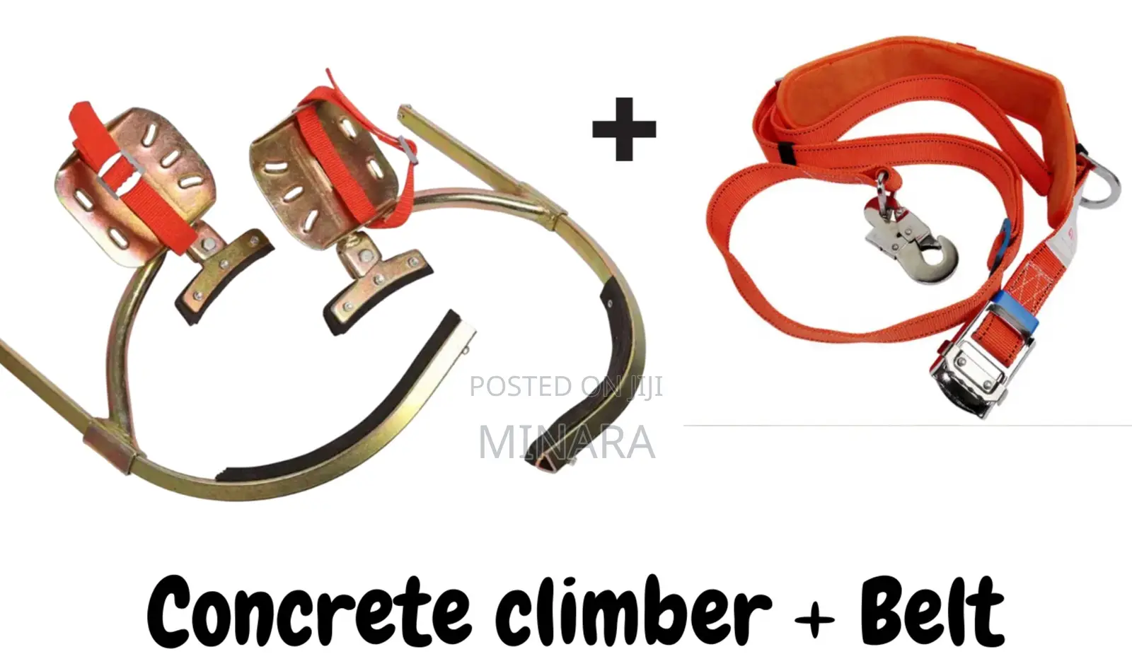 Concrete Pole Climbers Plus Safety Harness Belt