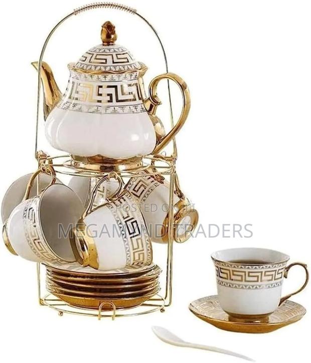 13pc Versace Tea Set/Ceramic Coffee Set - thumbnail 2