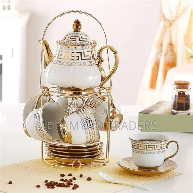 13pc Versace Tea Set/Ceramic Coffee Set - thumbnail 4