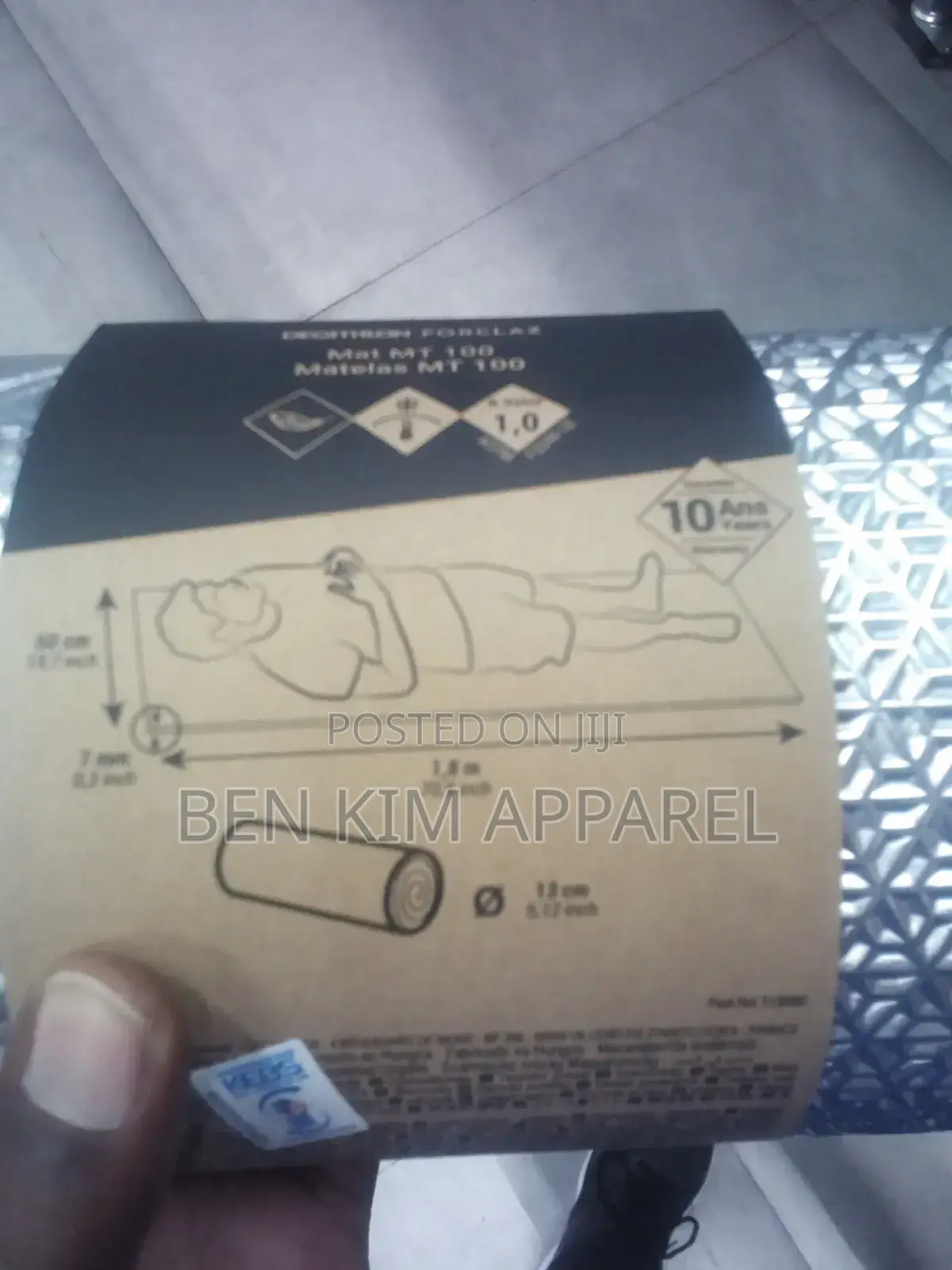 Camping Travel Rollable Sleeping Mat Inside Tent Thermal Insulated.
