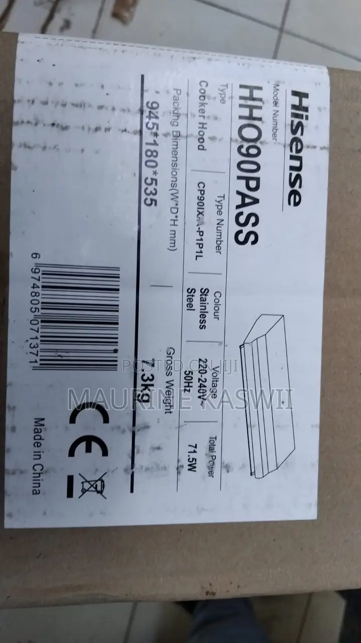 Hisense Kitche Hood 90 Cm Under Cabinet Hood