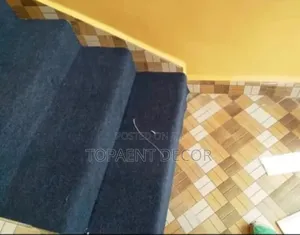 Dark Blue Office Staircase Wall to Wall Carpets