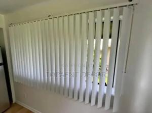 Milk White Vertical Office Blinds - thumbnail 2