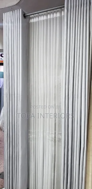 Milk White Bright Plain Home Curtains for House Decoration