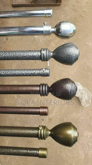 Locally Made Quality Curtain Rods and Accessories Per Piece