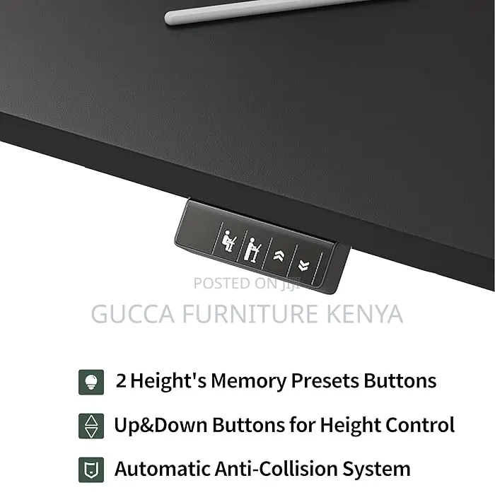 Office Desk:1600mm Adjustable Standing Generic Office Desk