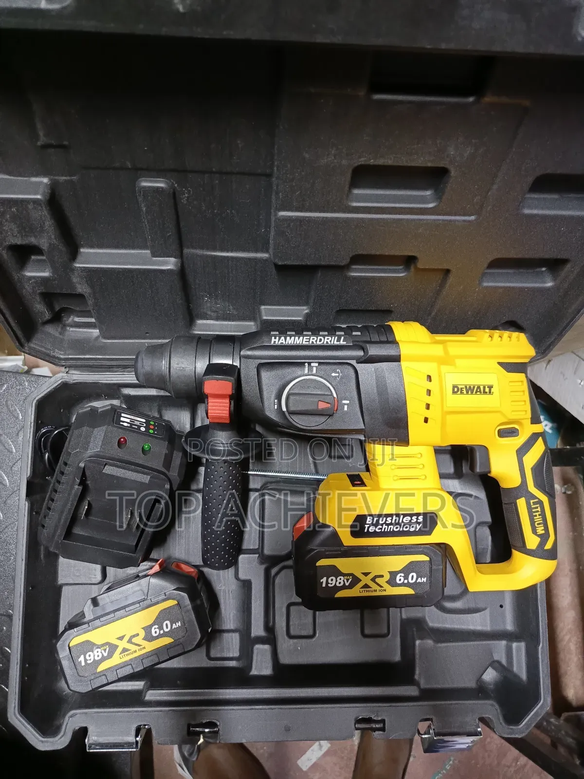 Rechargeable Dewalt Brushless Rotary Hammer Drill 198v