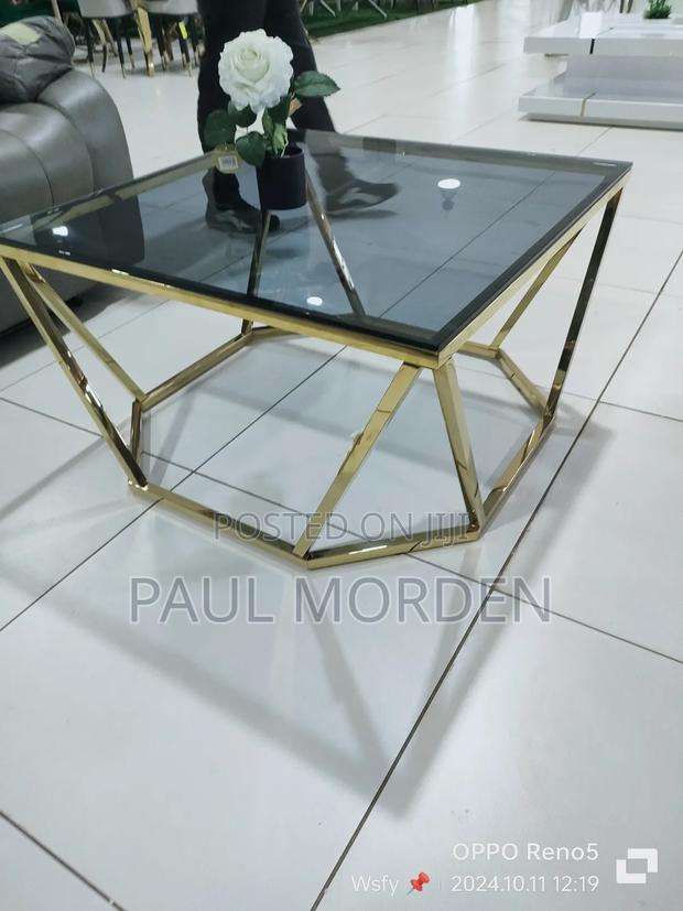 Glass Side Bed Table