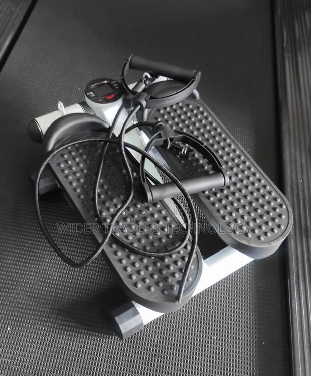 Twist Mini Stepper Machine With Resistance Bands, LCD Monito - main view