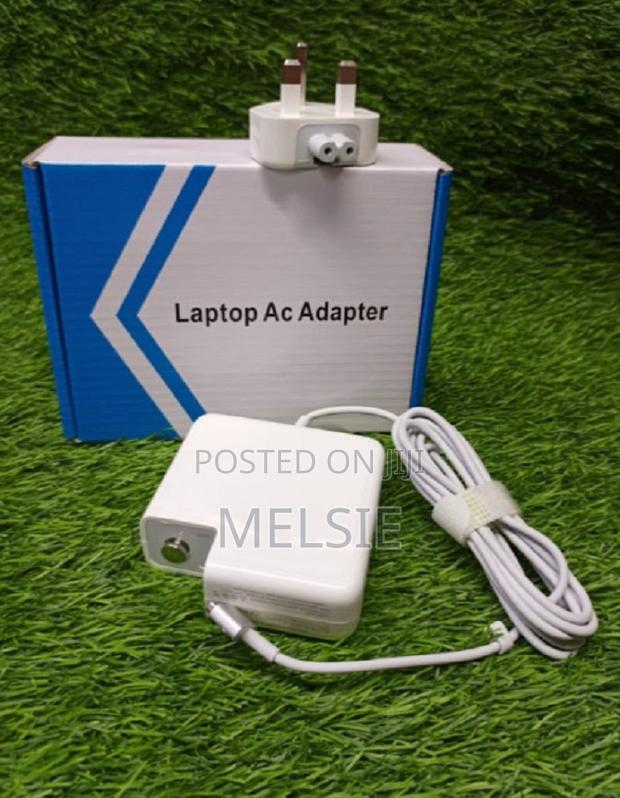 3 Pin UK Plug Adapter for Macbook Charger L Shape Pin 60W