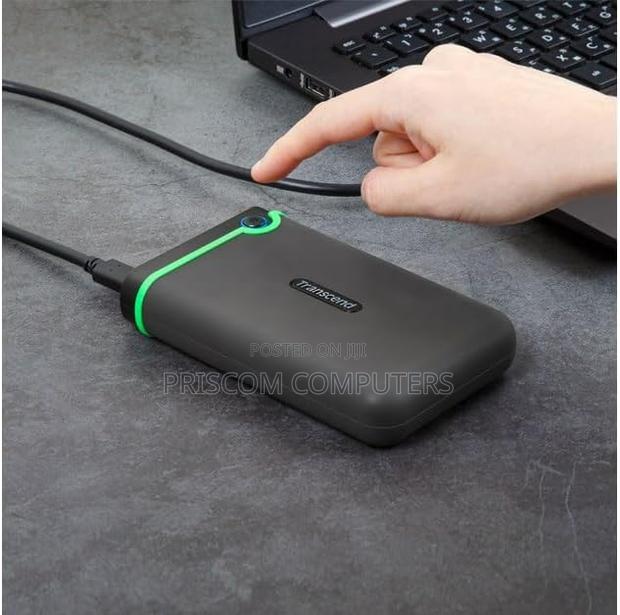 2TB Transcend External/Portable Hard Drive (USB 3.1 Gen 1) - thumbnail 2