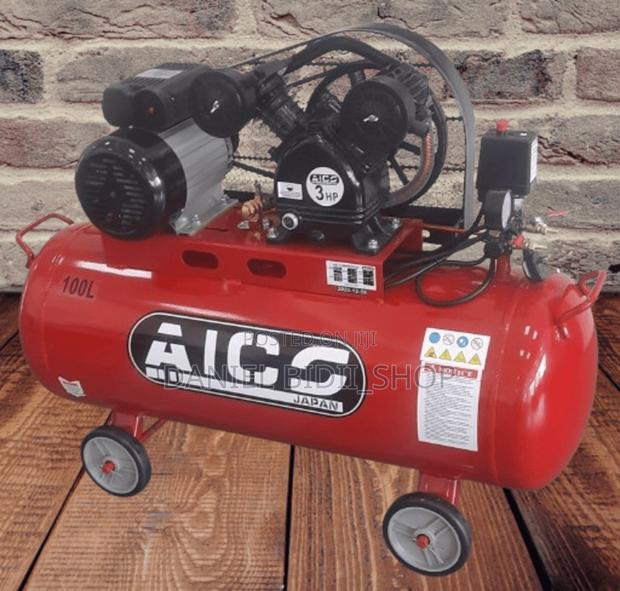 Aico ELECTRIC DRIVEN 3hp Motor Double Piston 100 Litres - main view