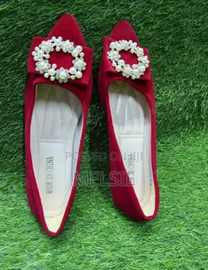 Women Flats Red Pointed Toe Doll Shoes