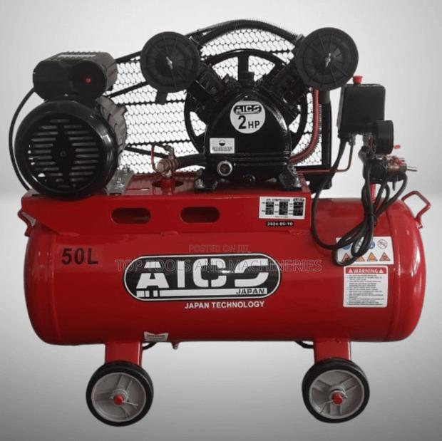 Aico 50 LTRS ELECTRIC/BELT DRIVEN Double Piston Compressor